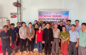 35 học viên tham gia Lớp chăn nuôi gia cầm tại ấp Đồng Xê